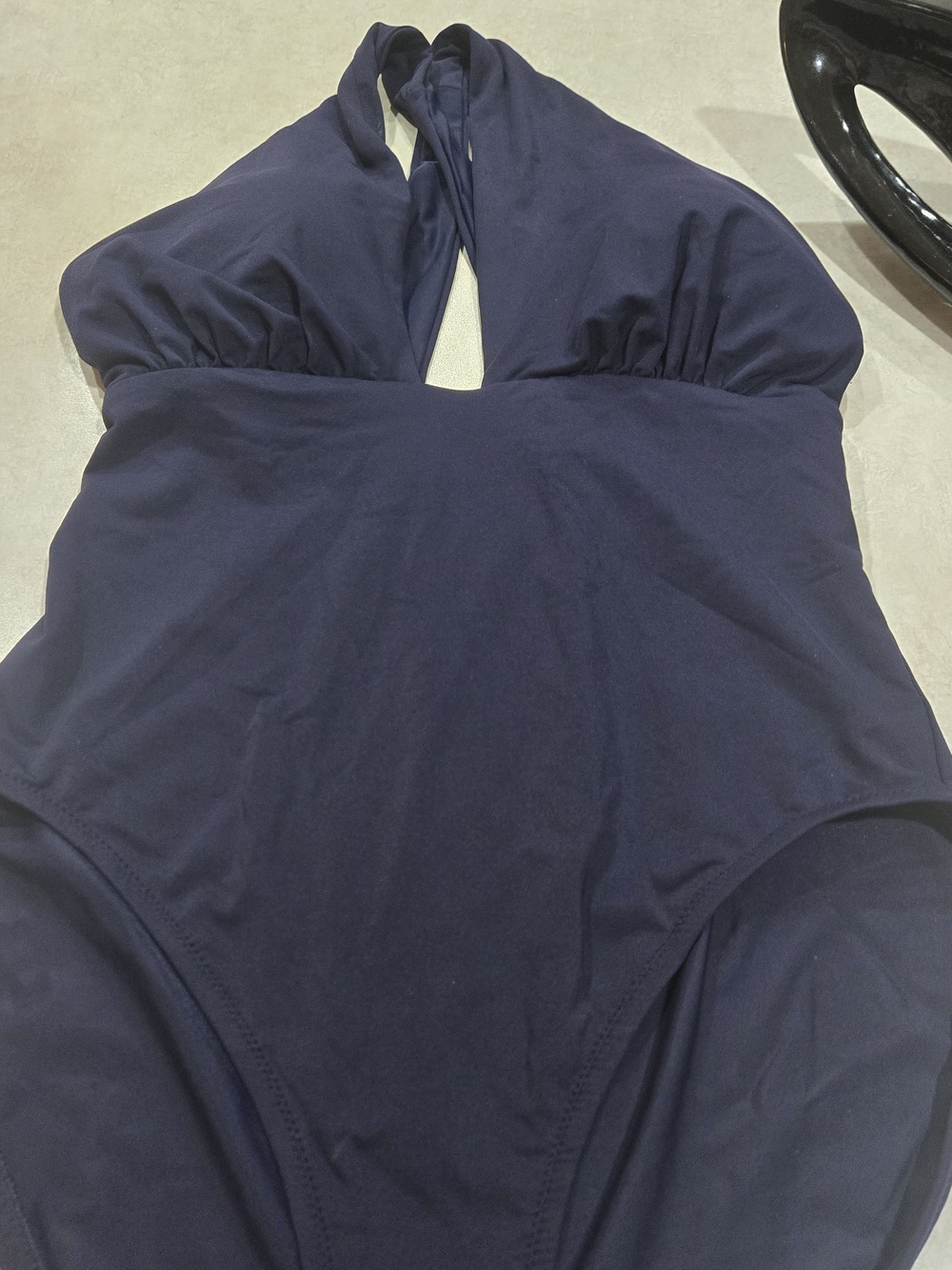 Calia By Carrie Underwood Navy Halter One-Piece Swimsuit NWT Size 10
